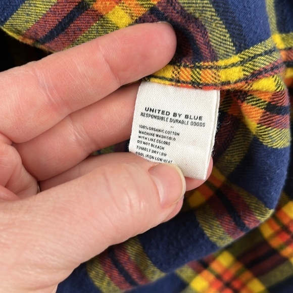 United By Blue Responsible Flannel Plaid Button Down - Picture 4 of 9